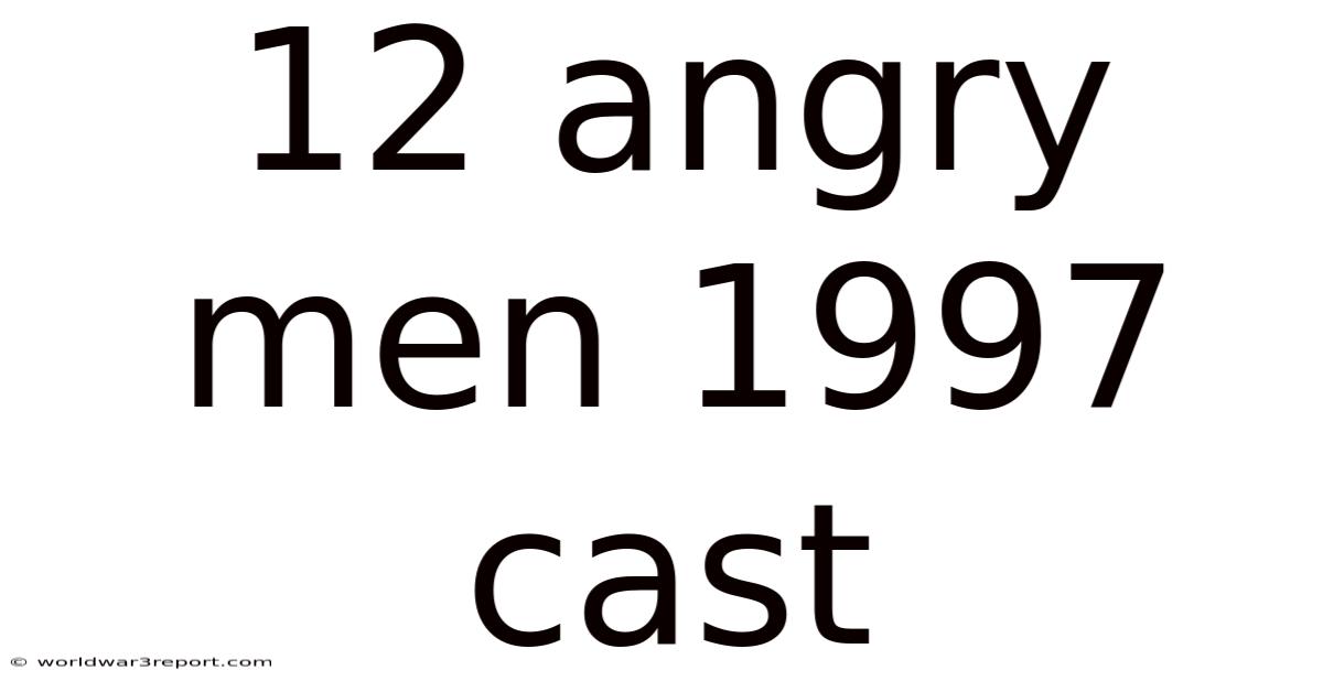 12 Angry Men 1997 Cast