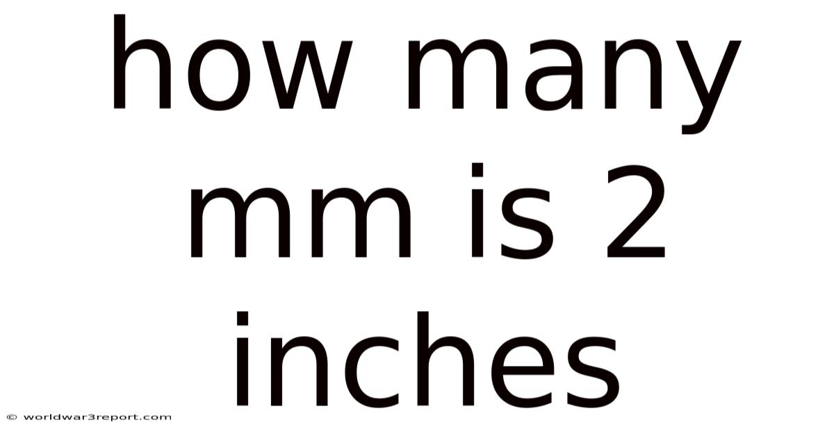 How Many Mm Is 2 Inches